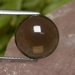 6.8ct Round Cabochon Smoky Brown Smoky Quartz Gem for sale 6.8ct Round Cabochon Smoky Brown Smoky Quartz Gem (ID: 283020)