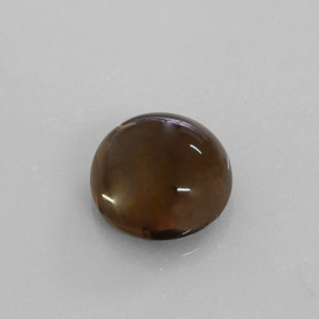 7.22 ct Brown Smoky Quartz Stone, Natural Smoky Quartz in Round Cabochon Shape for Sale