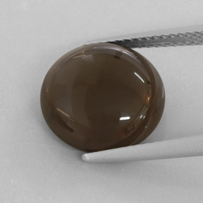 Smoky Quartz Gemstone in 12 mm (calibrated) Size for Sale, Smoky Quartz Stone in Smoky Brown Color