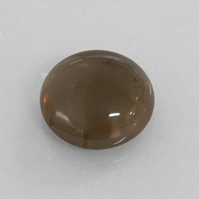 6.15 ct Brown Smoky Quartz Stone, Natural Smoky Quartz in Round Cabochon Shape for Sale