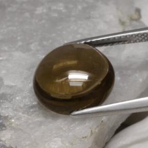 Smoky Quartz Gemstone in 12 mm (calibrated) Size for Sale, Smoky Quartz Stone in Smoky Brown Color