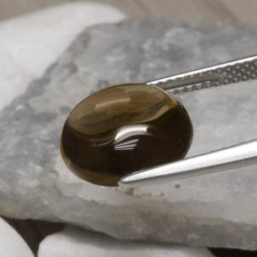 Smoky Quartz Gemstone in 12 mm (calibrated) Size for Sale, Smoky Quartz Stone in Smoky Brown Color