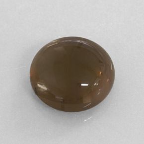 6.99 ct Brown Smoky Quartz Stone, Natural Smoky Quartz in Round Cabochon Shape for Sale