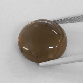 Smoky Quartz Gemstone in 12 mm (calibrated) Size for Sale, Smoky Quartz Stone in Smoky Brown Color