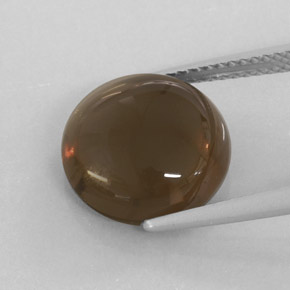 Smoky Quartz Gemstone in 12 mm (calibrated) Size for Sale, Smoky Quartz Stone in Smoky Brown Color