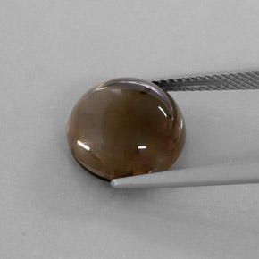 Smoky Quartz Gemstone in 12 mm (calibrated) Size for Sale, Smoky Quartz Stone in Smoky Brown Color