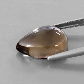 Smoky Quartz Gemstone in 16 x 12 mm (calibrated) Size for Sale, Smoky Quartz Stone in Smoky Brown Color