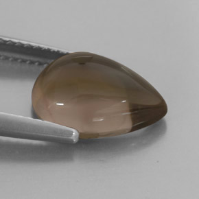 Smoky Quartz Gemstone in 13 x 9 mm (calibrated) Size for Sale, Smoky Quartz Stone in Smoky Brown Color