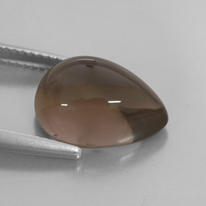 Smoky Quartz Gemstone in 14.1 x 10.2 mm Size for Sale, Smoky Quartz Stone in Smoky Brown Color