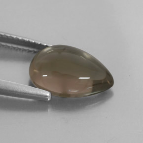Smoky Quartz Gemstone in 13 x 9 mm (calibrated) Size for Sale, Smoky Quartz Stone in Smoky Brown Color
