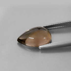 Smoky Quartz Gemstone in 13 x 9 mm (calibrated) Size for Sale, Smoky Quartz Stone in Smoky Brown Color