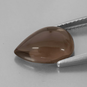 Smoky Quartz Gemstone in 13 x 9 mm (calibrated) Size for Sale, Smoky Quartz Stone in Smoky Brown Color