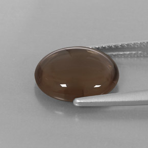 Smoky Quartz Gemstone in 11 x 9 mm (calibrated) Size for Sale, Smoky Quartz Stone in Smoky Brown Color