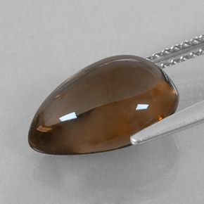 Smoky Quartz Gemstone in 13 x 9 mm (calibrated) Size for Sale, Smoky Quartz Stone in Smoky Brown Color