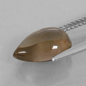 Smoky Quartz Gemstone in 12 x 8 mm (calibrated) Size for Sale, Smoky Quartz Stone in Smoky Brown Color