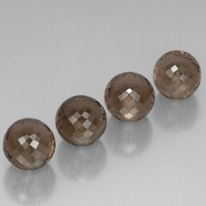 Smoky Quartz Gemstone in 10 mm Size for Sale, Smoky Quartz Stone in Smoky Brown Color