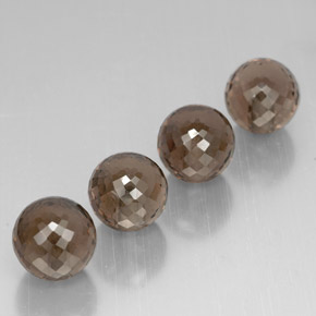 Smoky Quartz Gemstone in 10 mm Size for Sale, Smoky Quartz Stone in Smoky Brown Color