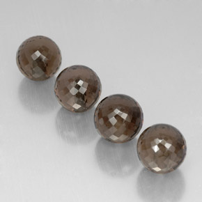 Smoky Quartz Gemstone in 10 mm Size for Sale, Smoky Quartz Stone in Smoky Brown Color