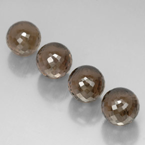 Smoky Quartz Gemstone in 10.1 mm Size for Sale, Smoky Quartz Stone in Smoky Brown Color