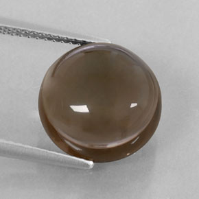 8.2ct Round Cabochon Smoky Brown Smoky Quartz for sale thumb image of 8.2ct Round Cabochon Smoky Brown Smoky Quartz (ID: 323768)