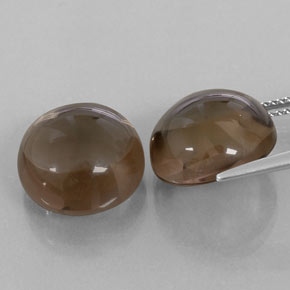 Smoky Quartz Gemstone in 13 mm (calibrated) Size for Sale, Smoky Quartz Stone in Smoky Brown Color
