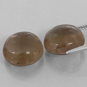 Smoky Quartz Gemstone in 14 mm (calibrated) Size for Sale, Smoky Quartz Stone in Smoky Brown Color