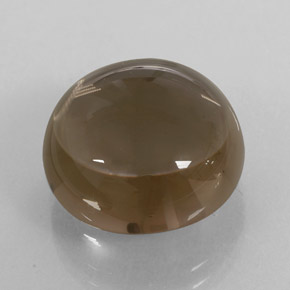 14.58 ct Brown Smoky Quartz Stone, Natural Smoky Quartz in Round Cabochon Shape for Sale