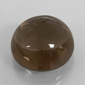 13.93 ct Brown Smoky Quartz Stone, Natural Smoky Quartz in Round Cabochon Shape for Sale