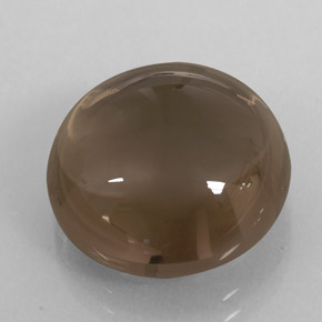 13.14 ct Brown Smoky Quartz Stone, Natural Smoky Quartz in Round Cabochon Shape for Sale