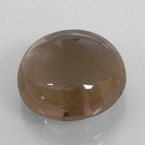 13.12 ct Brown Smoky Quartz Stone, Natural Smoky Quartz in Round Cabochon Shape for Sale