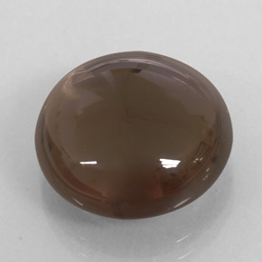 11.38 ct Brown Smoky Quartz Stone, Natural Smoky Quartz in Round Cabochon Shape for Sale