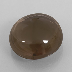 12.05 ct Brown Smoky Quartz Stone, Natural Smoky Quartz in Round Cabochon Shape for Sale