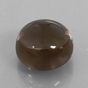 8.96 ct Brown Smoky Quartz Stone, Natural Smoky Quartz in Round Cabochon Shape for Sale