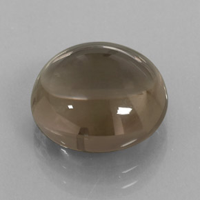 7.76 ct Brown Smoky Quartz Stone, Natural Smoky Quartz in Round Cabochon Shape for Sale
