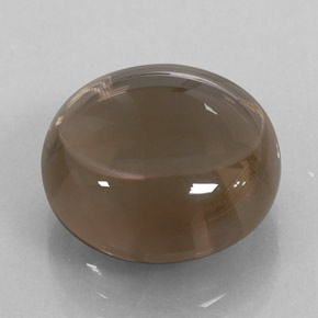 11.27 ct Brown Smoky Quartz Stone, Natural Smoky Quartz in Round Cabochon Shape for Sale
