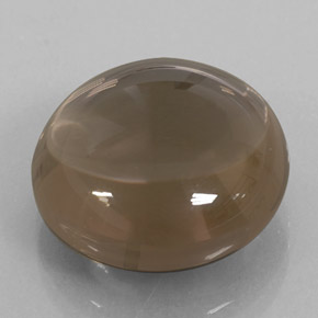 12.26 ct Brown Smoky Quartz Stone, Natural Smoky Quartz in Round Cabochon Shape for Sale