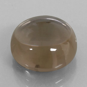 11.52 ct Brown Smoky Quartz Stone, Natural Smoky Quartz in Round Cabochon Shape for Sale