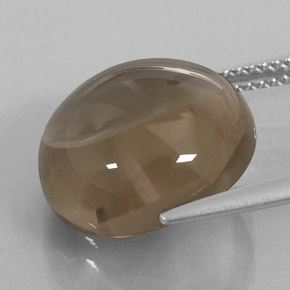 Smoky Quartz Gemstone in 14 mm (calibrated) Size for Sale, Smoky Quartz Stone in Smoky Brown Color