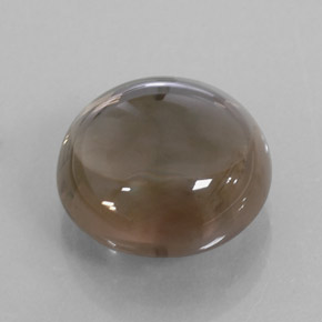 7.99 ct Brown Smoky Quartz Stone, Natural Smoky Quartz in Round Cabochon Shape for Sale