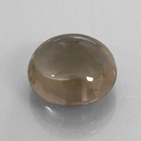 6.26 ct Brown Smoky Quartz Stone, Natural Smoky Quartz in Round Cabochon Shape for Sale