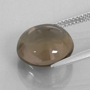 Smoky Quartz Gemstone in 12 mm (calibrated) Size for Sale, Smoky Quartz Stone in Smoky Brown Color