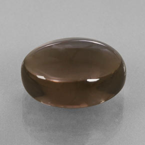 7.51 ct Brown Smoky Quartz Stone, Natural Smoky Quartz in Oval Cabochon Shape for Sale