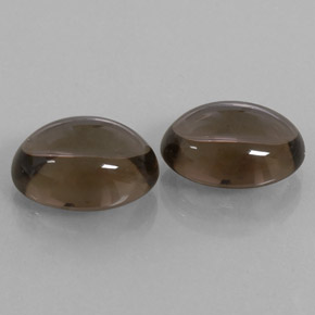 13.10 ct Brown Smoky Quartz Stone, Natural Smoky Quartz in Oval Cabochon Shape for Sale