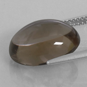 Smoky Quartz Gemstone in 14 x 10.3 mm Size for Sale, Smoky Quartz Stone in Smoky Brown Color
