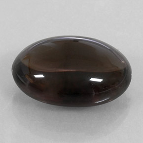 11.90 ct Brown Smoky Quartz Stone, Natural Smoky Quartz in Oval Cabochon Shape for Sale