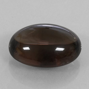 11.87 ct Brown Smoky Quartz Stone, Natural Smoky Quartz in Oval Cabochon Shape for Sale