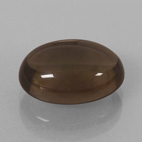 6.70 ct Brown Smoky Quartz Stone, Natural Smoky Quartz in Oval Cabochon Shape for Sale