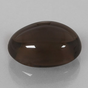 6.71 ct Brown Smoky Quartz Stone, Natural Smoky Quartz in Oval Cabochon Shape for Sale