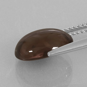 Smoky Quartz Gemstone in 11 x 9 mm (calibrated) Size for Sale, Smoky Quartz Stone in Smoky Brown Color