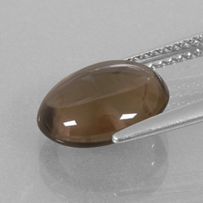 Smoky Quartz Gemstone in 11 x 9 mm (calibrated) Size for Sale, Smoky Quartz Stone in Smoky Brown Color